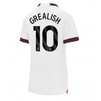 Manchester City Jack Grealish #10 Vieraspaita Naiset 2023-24 Lyhythihainen